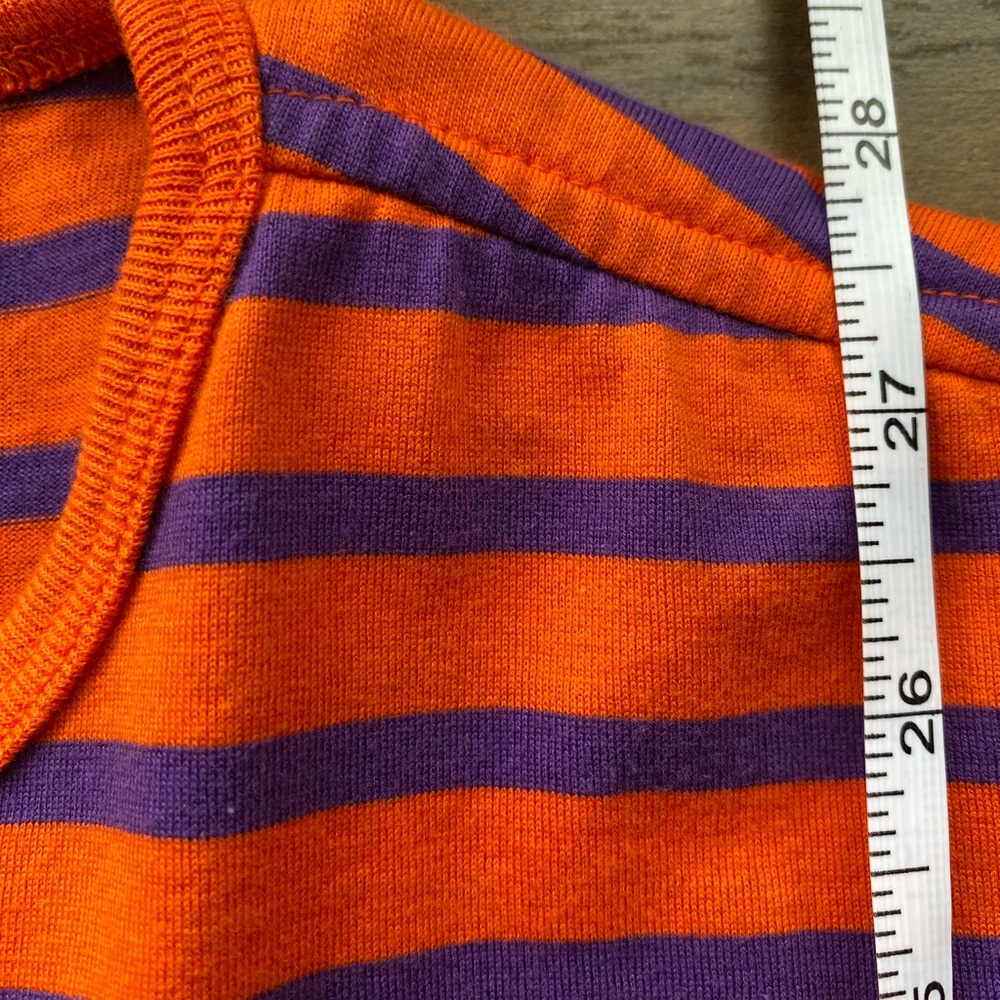 Ralph Lauren Orange and Purple Striped Tee - Picture 7 of 7
